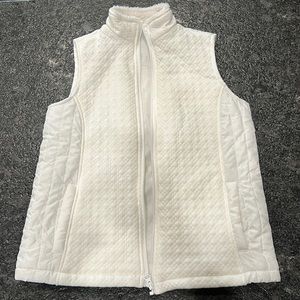 Winter White Puffer Vest